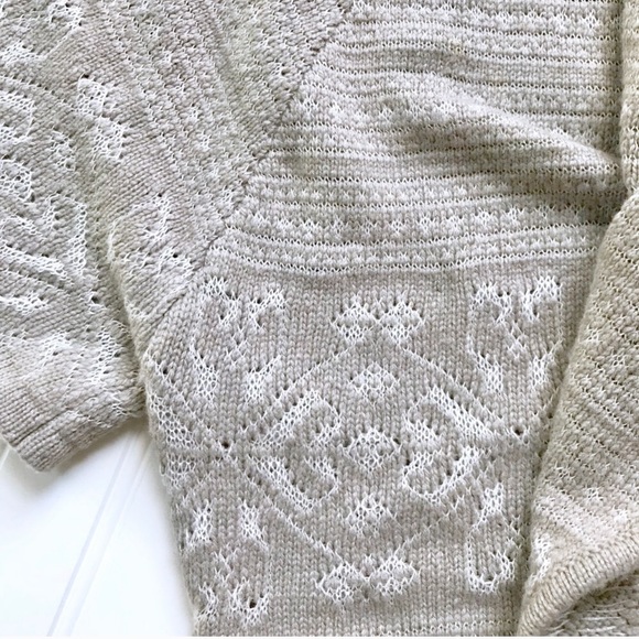 •Alfani• open front eyelet detail cardigan - Picture 4 of 5